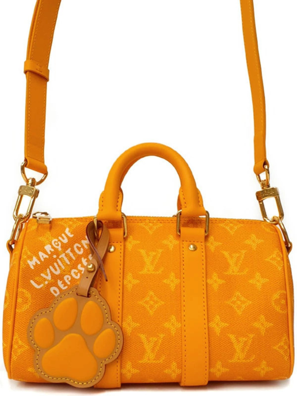 Louis Vuitton Monogram Heritage Keepall Bandouliere Bag